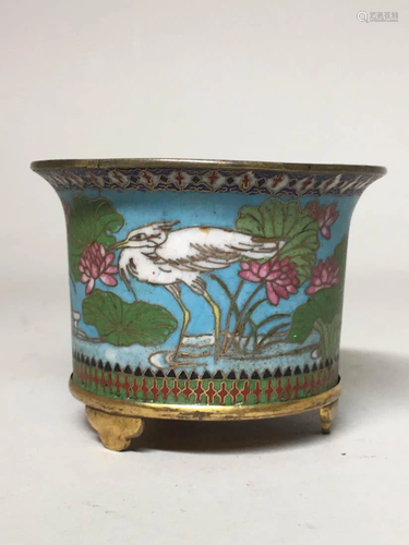 Chinese Cloisonne Censer