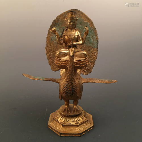 Chinese Gilt Bronze Buddha Figure