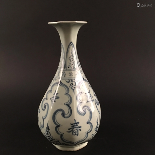 Chinese Blue-White Porcelain Vase
