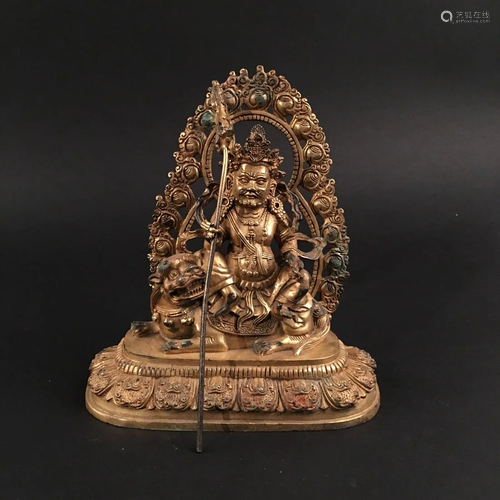 Chinese Bronze Buddha Statue