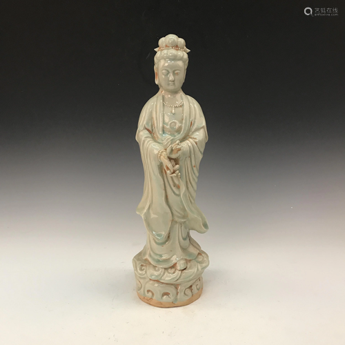 Chinese Hutian Kiln Guanyin Figure