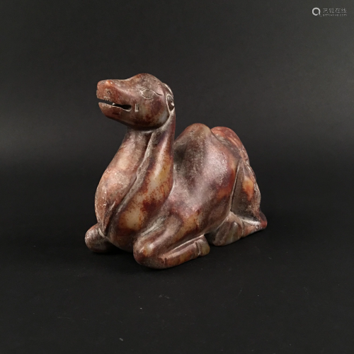 Chinese Archaic Jade Camel Figure