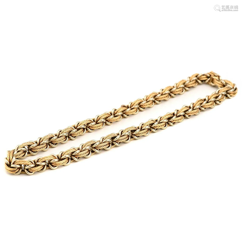 Austrian 18k Yellow Gold Necklace.