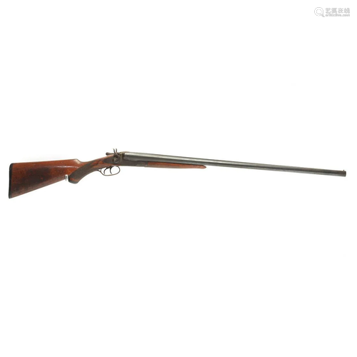 Meriden Firearms Double Barrel Percussion Shotgun.