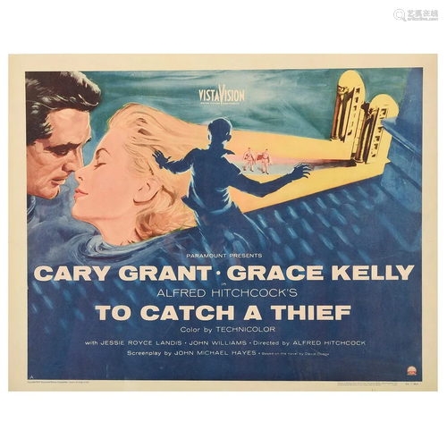 To Catch a Thief (Paramount, 1955). Half Sheet…