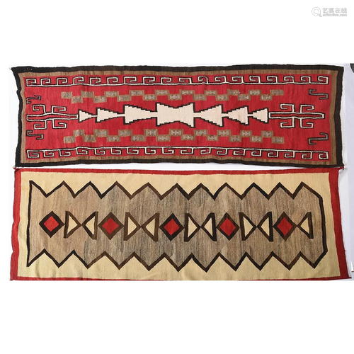 Two Navajo Rugs.