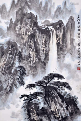 张登堂 黄山风景