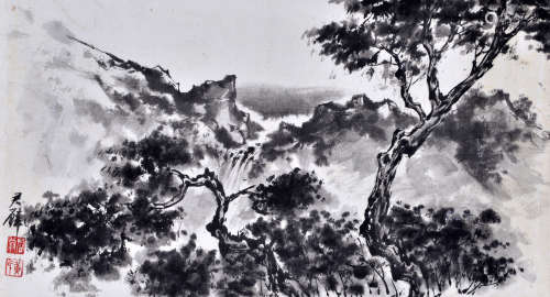 黄君璧（1898~1991） 黄君璧 松瀑图