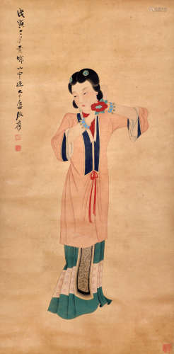 张大千（1898~1983） 张大千 仕女图