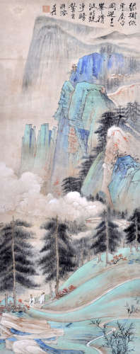 张大千（1898~1983） 张大千 青绿山水