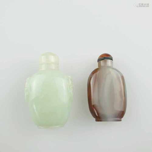 Zwei Snuffbottles - China 20. Jh.