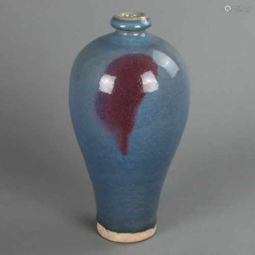 Meiping-Vase mit Glasur im Jun-Stil - China