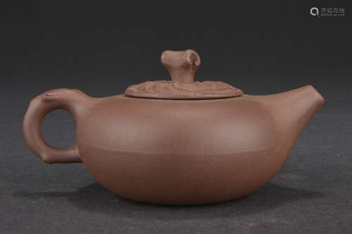 YIXING ZISHA COMPRESSED 'XISHI' TEAPOT