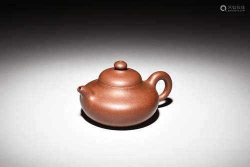 YIXING ZISHA BROWN CLAY TEAPOT