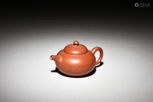 YIXING ZISHA COMPRESSED TEAPOT