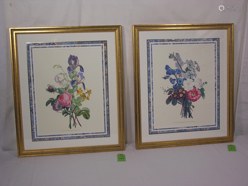 Three Attractively Framed Bouquets