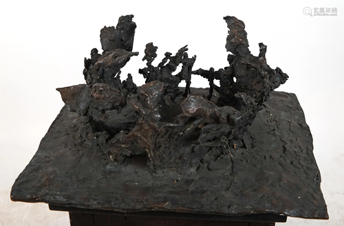 E. Powis JONES: Abstract Iron Sculpture