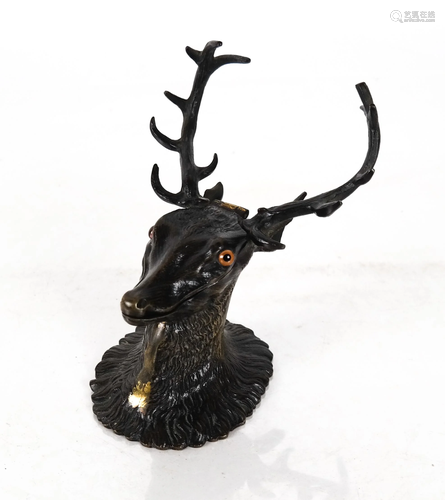 Buck-Form Sculptural Inkwell