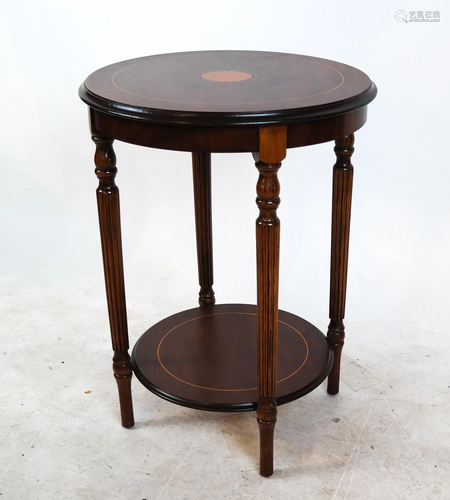 Edwardian Satinwood Two-Tier Table