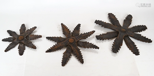 Three Industrial Iron Stars