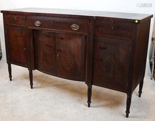 Antique English Mahogany Sideboard