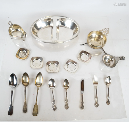 Lot of 19 Pieces Silver Plate