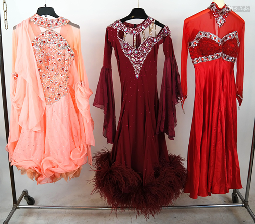 Three Competition Standard Ballroom Dresses