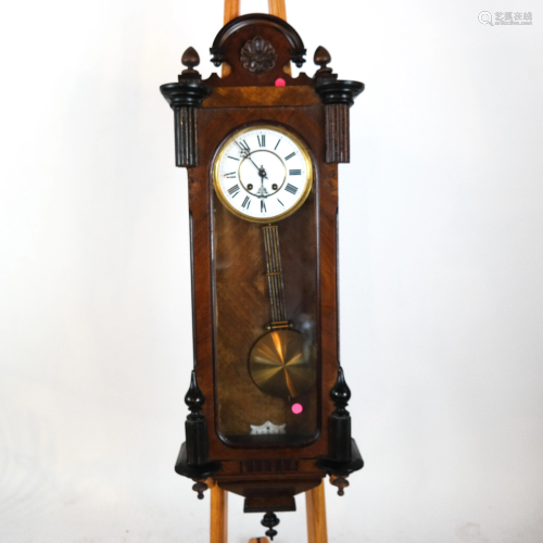 Mahogany Case Regulator Clock