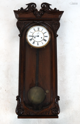 Oak Wall/Shelf Regulator Clock