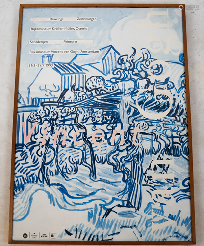 Van Gogh Exhibition Poster, Rijksmuseum, 1990