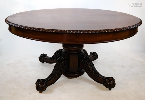19th C. Colonial Revival Dining Table