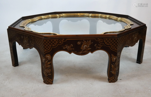Scallop Octagonal Table by Baker