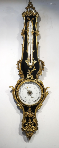 Belle Epoch Barometer by Molteni Freres, Paris