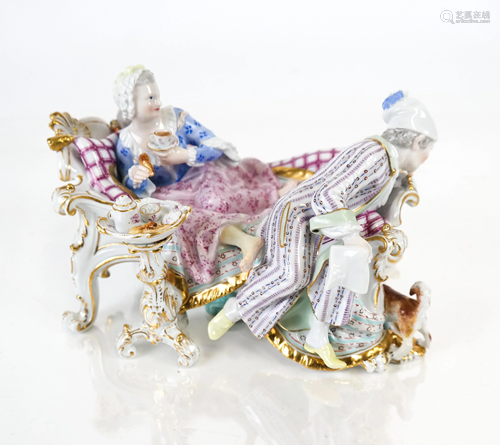 Two Meissen Porcelain Figurines