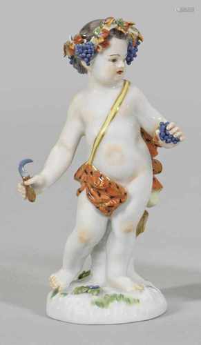 Putto als Allegorie des Herbstes