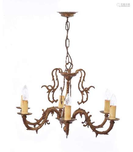 BRASS CHANDELIER