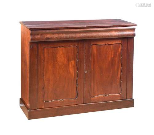 WILLIAM IV MAHOGANY SIDE CABINET