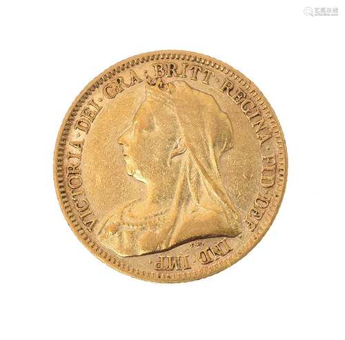 GOLD HALF SOVEREIGN