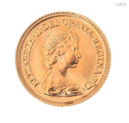 GOLD HALF SOVEREIGN