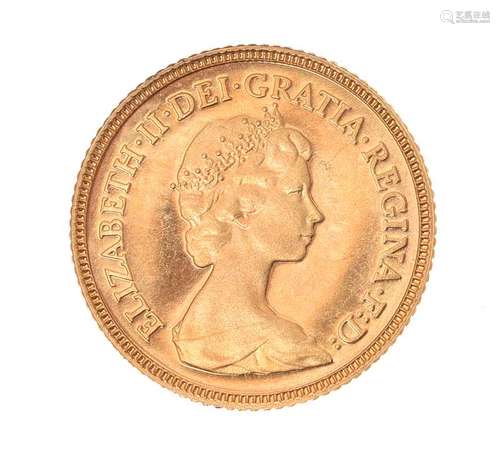 GOLD HALF SOVEREIGN