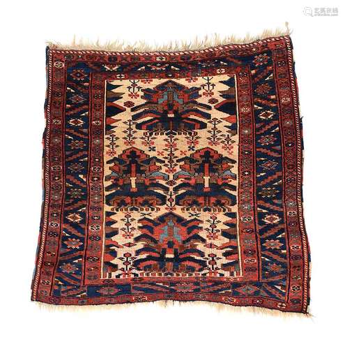 ANTIQUE PERSIAN AFSHAR RUG C. 1890