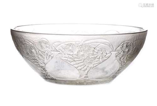 LALIQUE VASES PATTERN BOWL CIRCA 1920