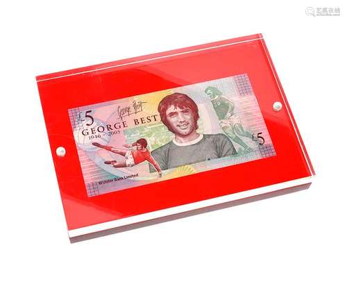 GEORGE BEST £5 NOTE