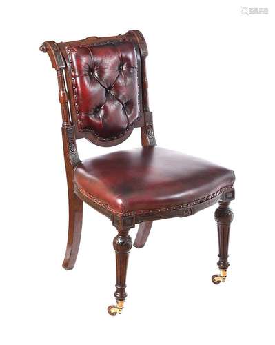 VICTORIAN MAHOGANY SIDE CHAIR