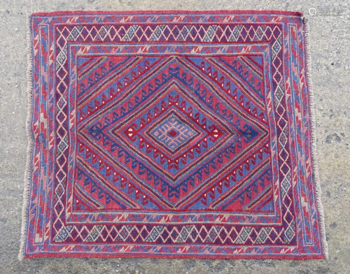 Rug / Carpet : A Turkish handmade woollen rug with a