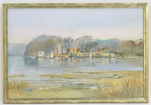 Harley Crossley, XX, Oil on canvas, Brownsea Island,