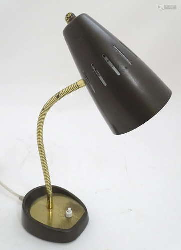 A 20thC Pifco model 971 desk lamp, the base and…