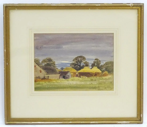 Walter Goldsmith, XX, Watercolour, A farm with