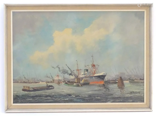 Indistinctly signed J. H. Patersson, XX, Marine School,