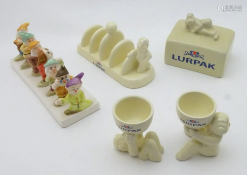 An assortment of late-20thC advertising ware for L…
